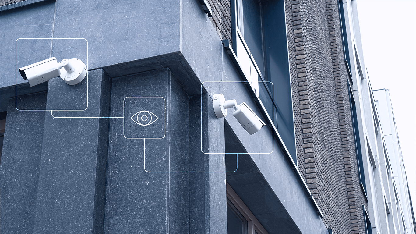 Image illustrating cameras with VDG SENSE that support Multiple Streams & Multicast Technology, enabling efficient surveillance with adjustable resolution and bandwidth optimization.