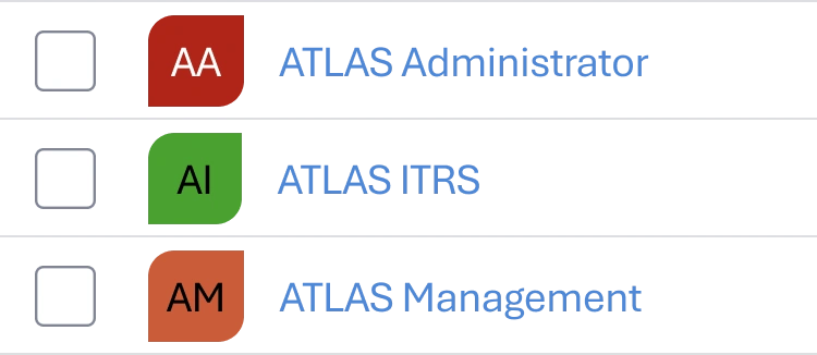 ATLAS interface showing connection to Microsoft Entra ID