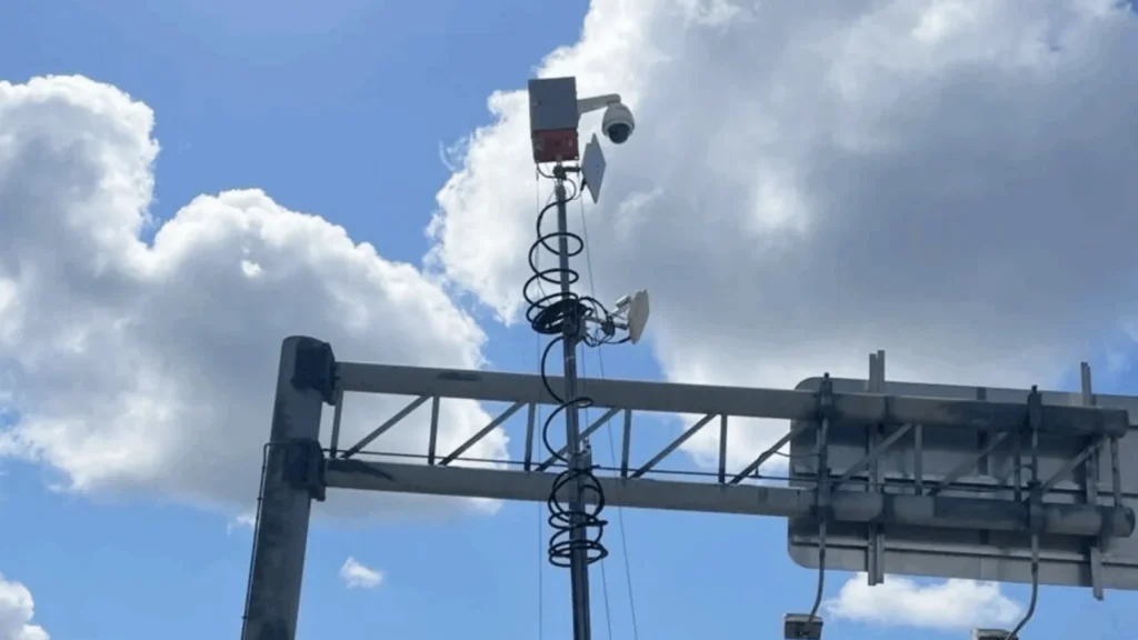 Graphic showing COAST Project camera surveillance solutions, including durable hardware, efficient GUI, easy installation, and strategic cost-effective coverage from TKH Security