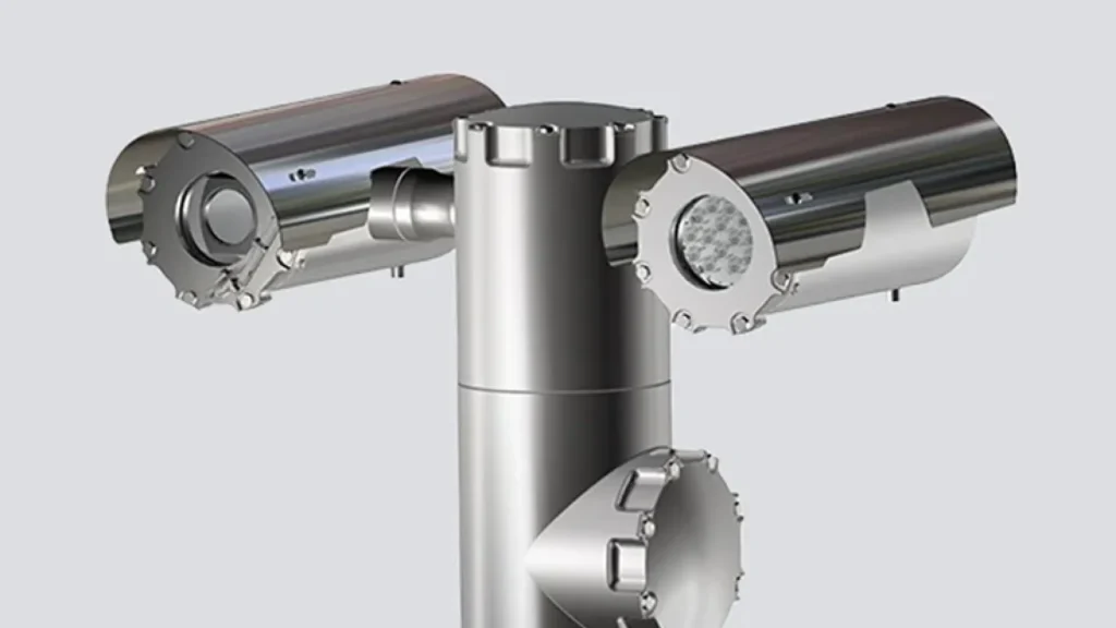 TKH Security explosion-proof cameras for safe use in environments with flammable gases or vapors.