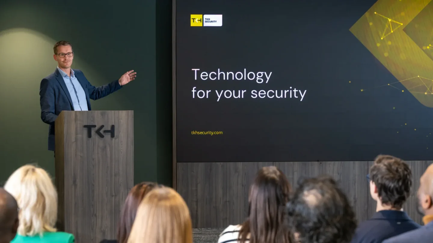 TKH Security professional training session and presentation in HQ in Zoetermeer