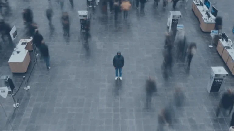 People captured with VDG SENSE Video Managemnt System through AI Analytics standing and spending time in a specific area