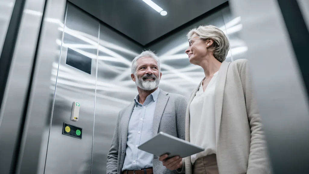 Healthcare staff using secure access systems inside a modern healthcare facility.